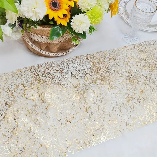 Chemin de table rose gold paillettes brillantes fête - vue 7 sur 7