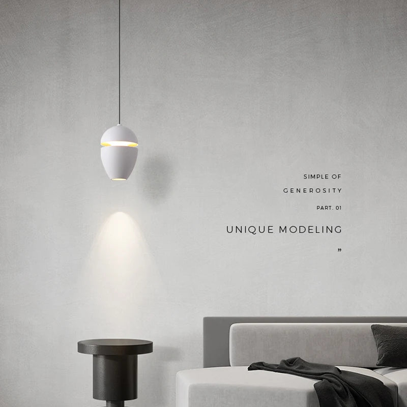 Suspension LED design intérieur de couleur cuivrée - vue 5 sur 13