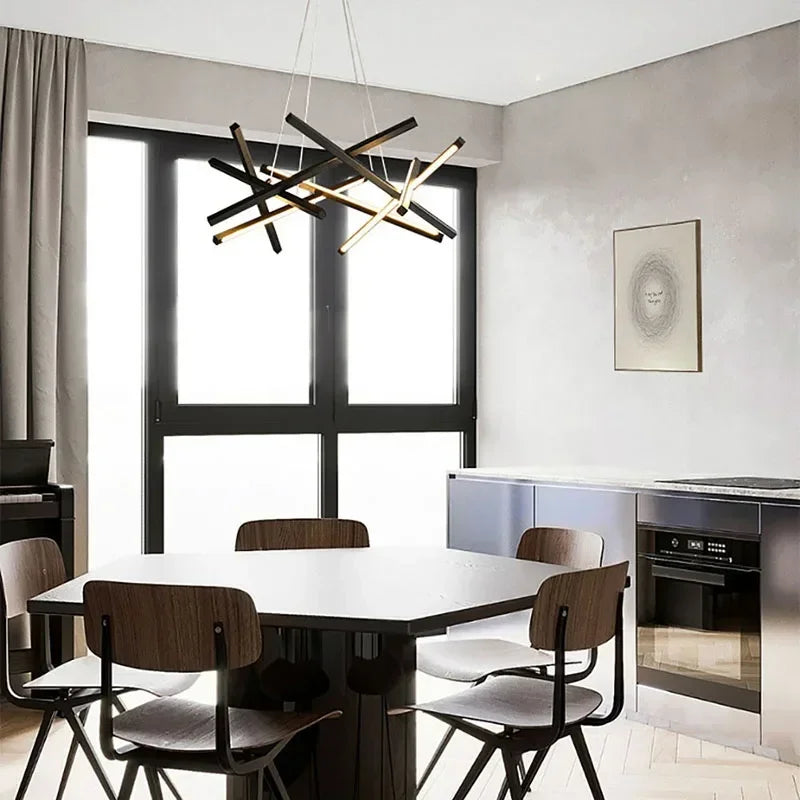 suspension LED design moderne pour décoration intérieure - vue 6 sur 8