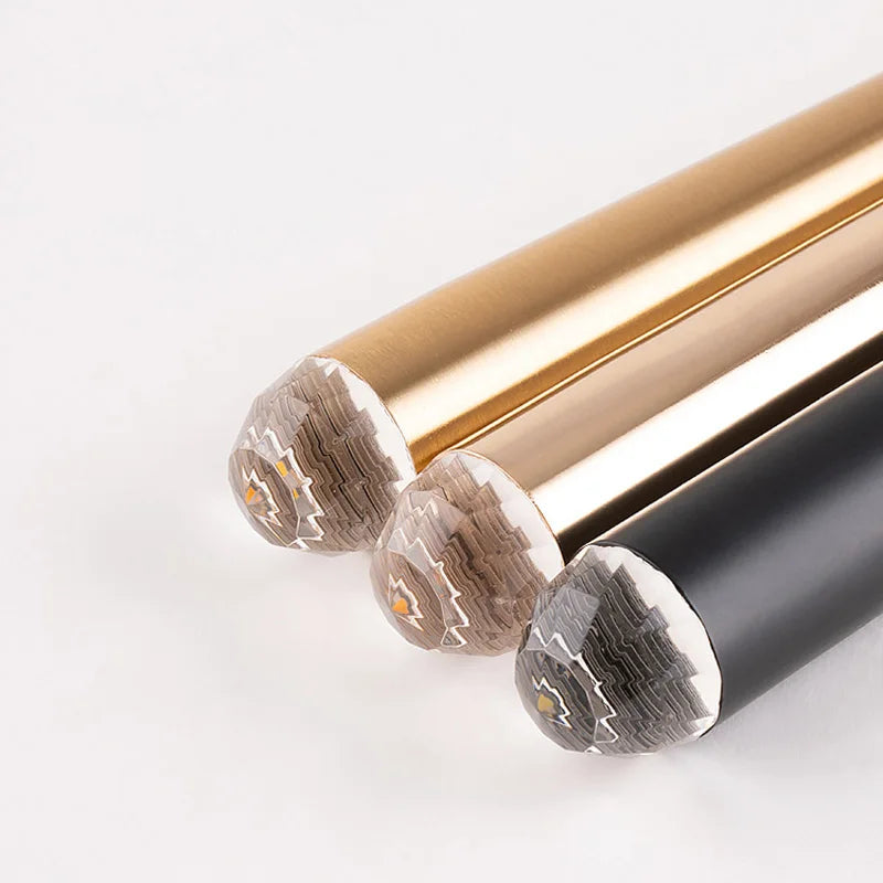 suspension conique en tube long en acrylique et cuivre pour bar et magasin