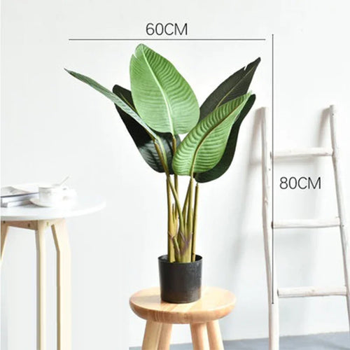 arbre de voyage artificiel à 6 feuilles pour décoration extérieure - vue 4 sur 6