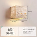 applique murale led en marbre art déco pour intérieur et éclairage décoratif
