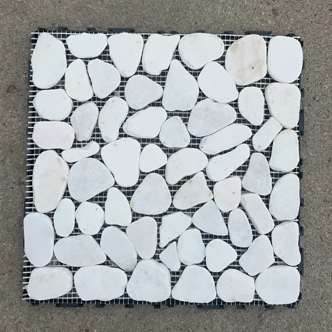 paves emboitables pierre sol exterieur jardin balcon - vue 4 sur 7