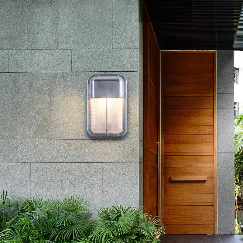 applique murale led rétro imperméable en aluminium idéale pour extérieur et intérieur - vue 3 sur 15