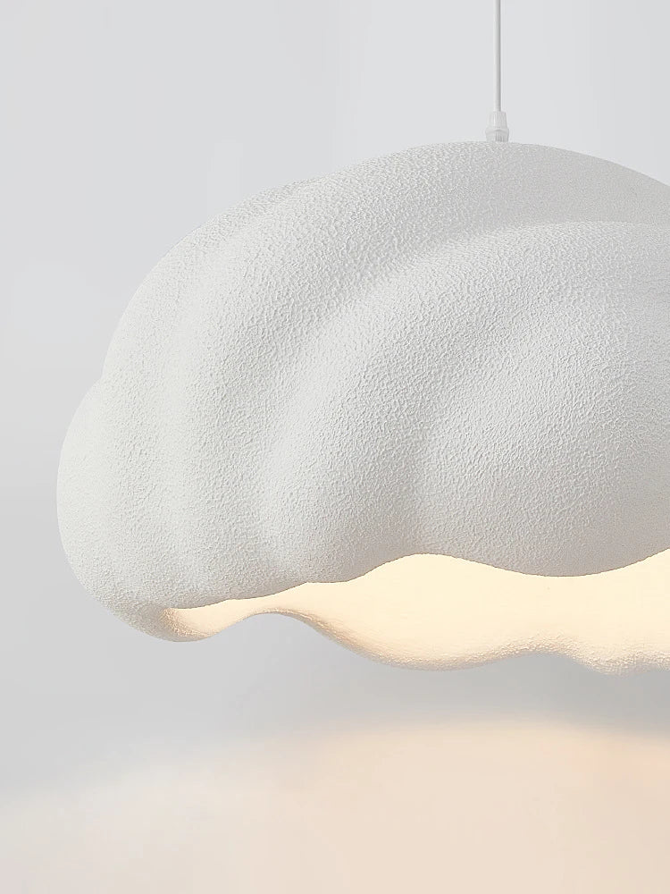 suspension Nordique minimaliste créatif nuage Wabi Sabi crème Style Led lustre Restaurant Bar décor à la maison lampe salle à manger lumières - vue 6 sur 11