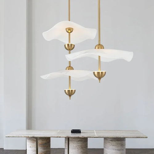 plafonnier led design lotus pour décoration moderne intérieure