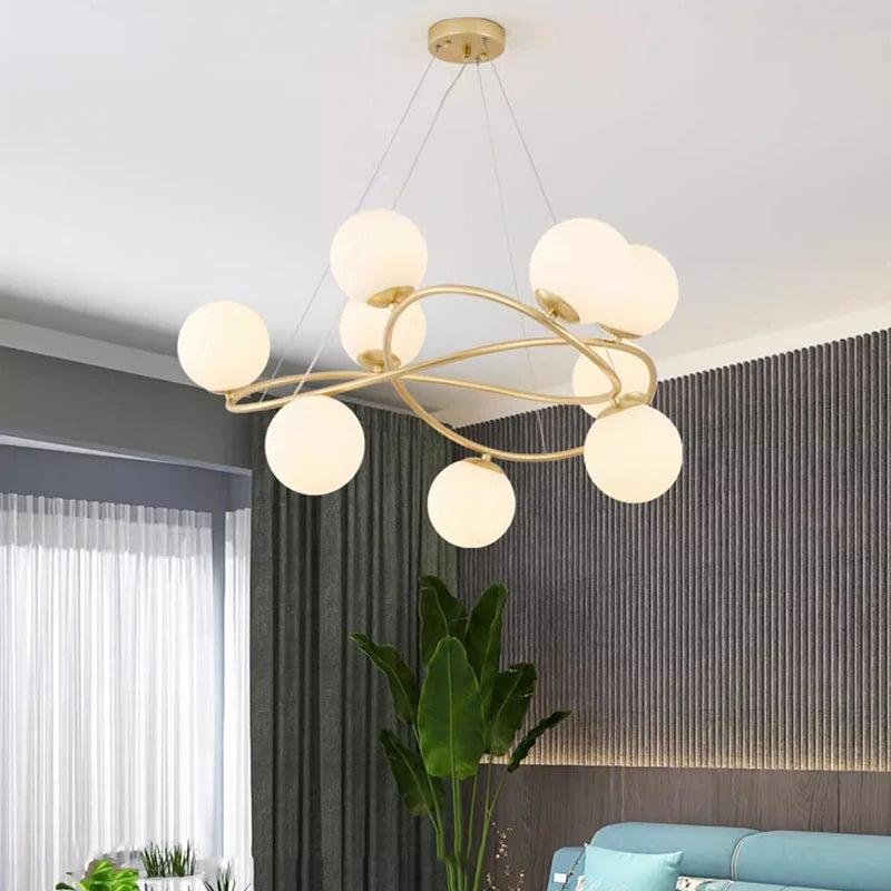 Lampes led suspendues au design moderne - vue 4 sur 8
