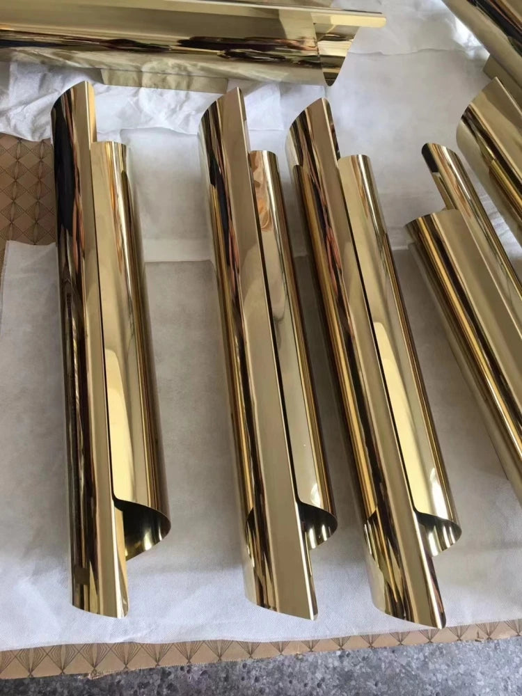 Art Deco Wall Light Gold Black White Stainless Steel Lamp Bedroom Parlor Stairs Aisle Sconce E27 Dropshipping - vue 6 sur 9