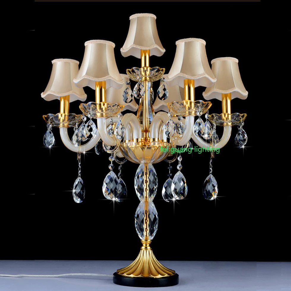 lampes de table en cristal moderne style nordique haut de gamme - vue 6 sur 6
