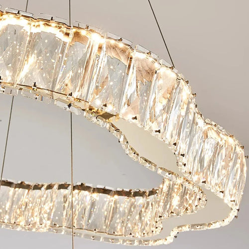 home decorationPendant lights, luxury crystal living room chandelier, bedroom Pendant lamp, ceiling light, indoor lighting - vue 7 sur 13