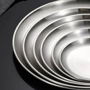 Ensemble 6 assiettes inox multifonction barbecue cuisine