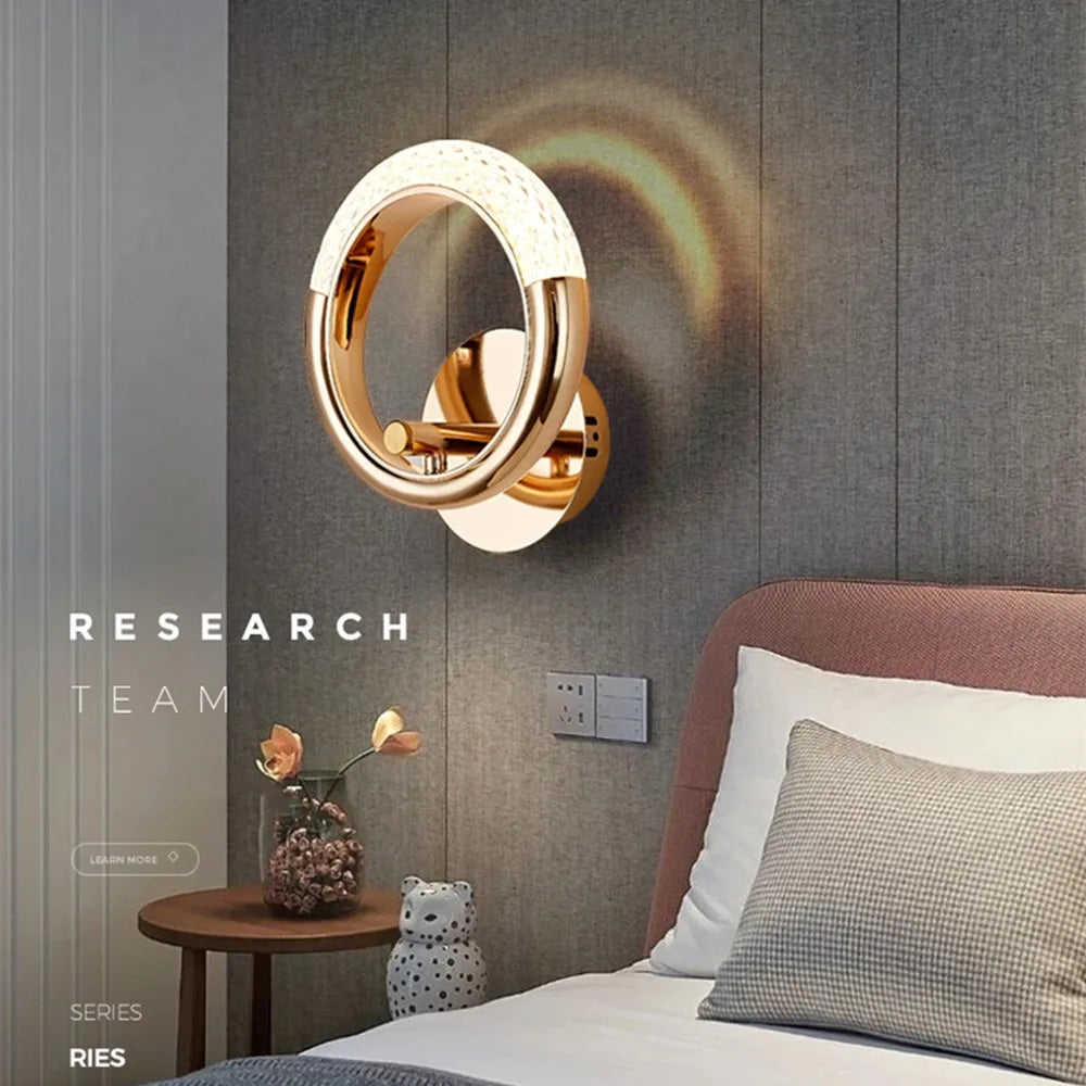 applique murale led moderne luminaire décoratif d'intérieur créatif - vue 4 sur 9