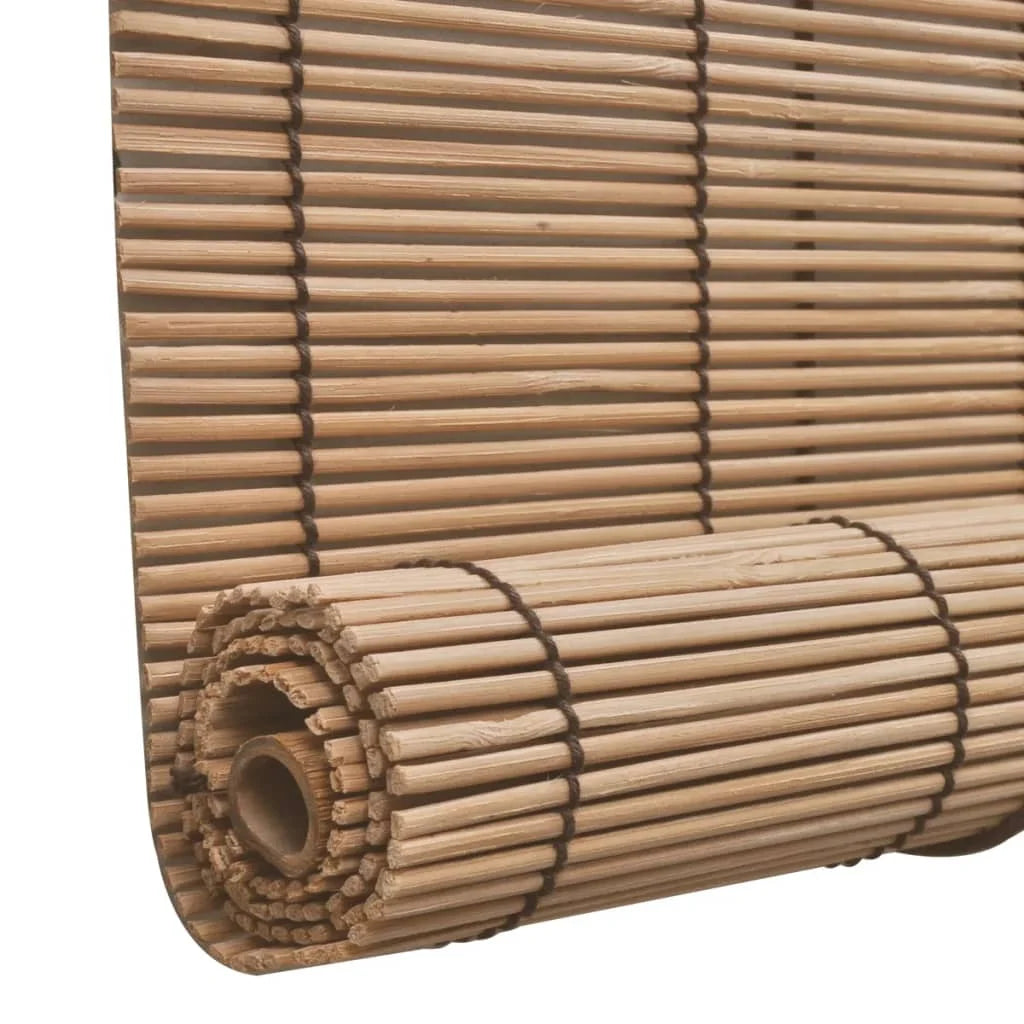 Store enrouleur occultant style naturel pour fenêtre intérieur - vue 5 sur 6
