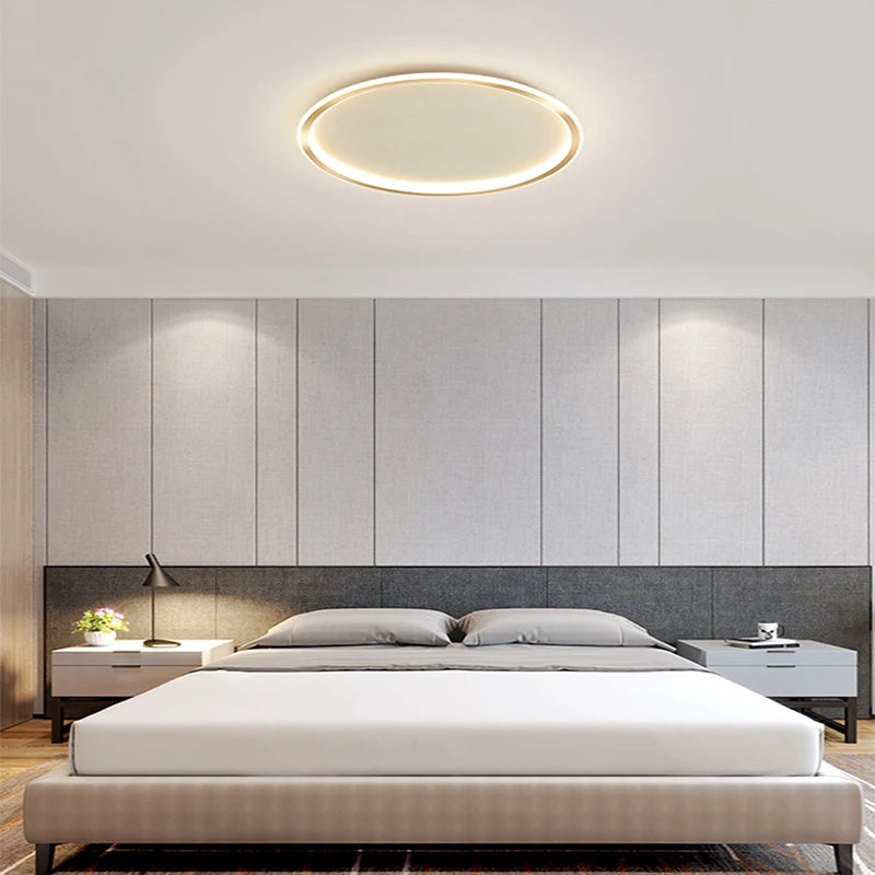 plafonnier led moderne simple variable ronde ou carrée - vue 5 sur 27