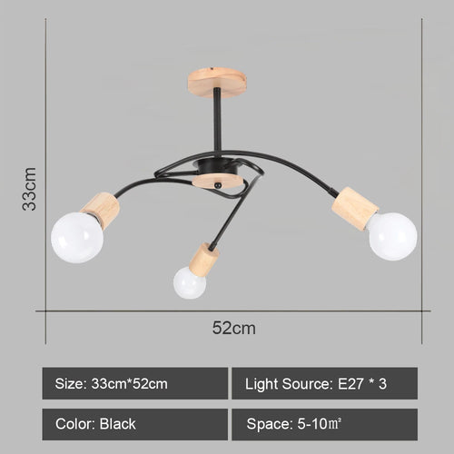 lustre sputnik moderne style industriel pour intérieur élégant