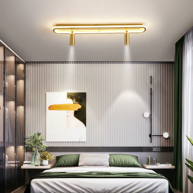 lustre led moderne pour éclairage intérieur gradation longue