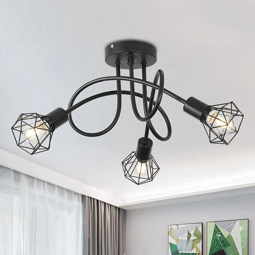 Lampe araignée moderne maison éclairage toit chambre salon expédition - vue 3 sur 8