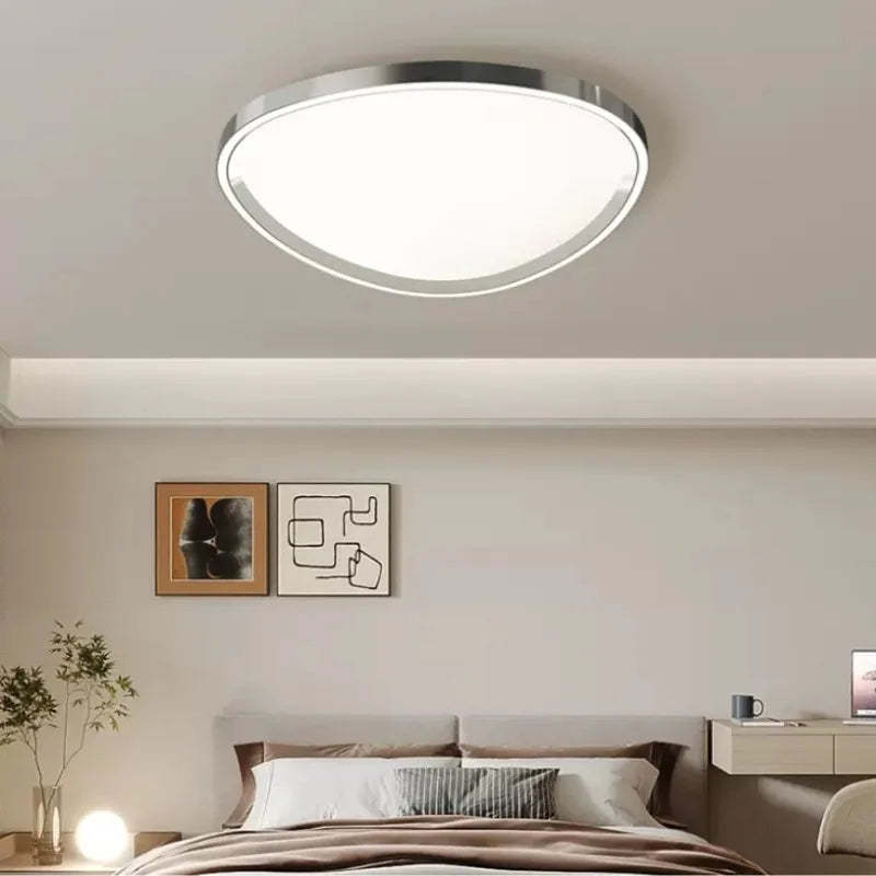 lustre led moderne minimaliste galvanisé protection yeux