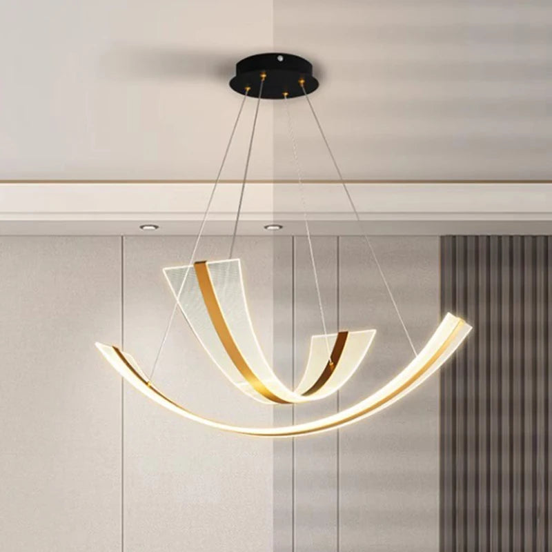 lustre led décoratif moderne pour éclairage intérieur