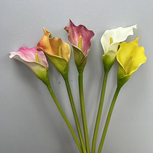 lot de 4 lys calla artificiels pour décoration de mariage - vue 6 sur 11