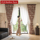 Rideau occultant motif oiseaux style nature chambre salon