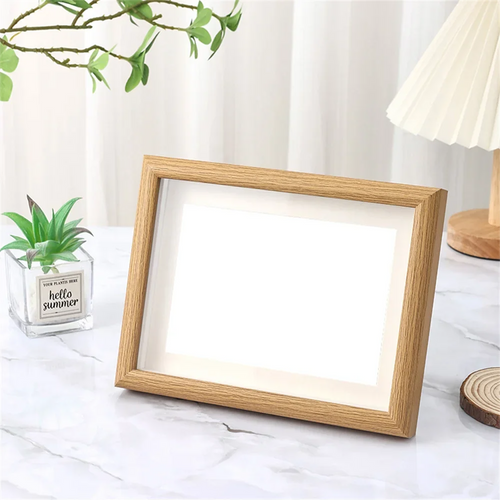 cadre photo en bois pour portraits de famille et souvenirs - vue 8 sur 9