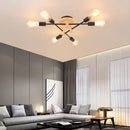 lustre moderne en bois pour décoration intérieure suspendue