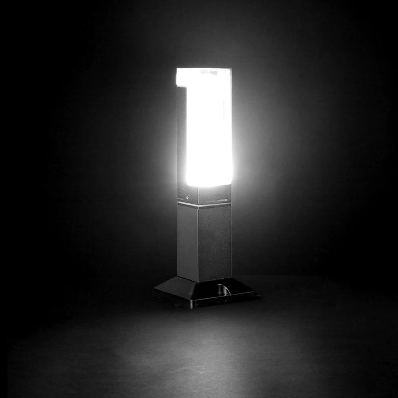 lampe led extérieure imperméable en aluminium pour jardin - vue 6 sur 9