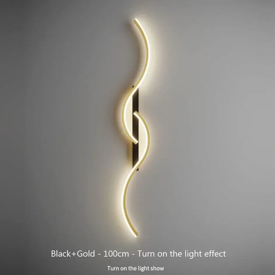 applique murale led moderne pour décoration intérieure et éclairage élégant - vue 4 sur 18