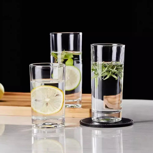 Verres cocktail design épuré résistants chaleur plusieurs contenances