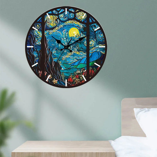 horloge murale acrylique silencieuse pour décoration intérieure moderne - vue 11 sur 14