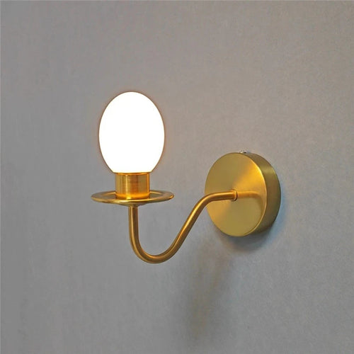 applique murale moderne design œuf de canard minimaliste à led - vue 3 sur 8