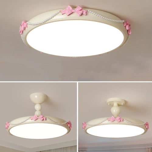 plafonnier romantique pour chambre de princesse en perles - vue 7 sur 12