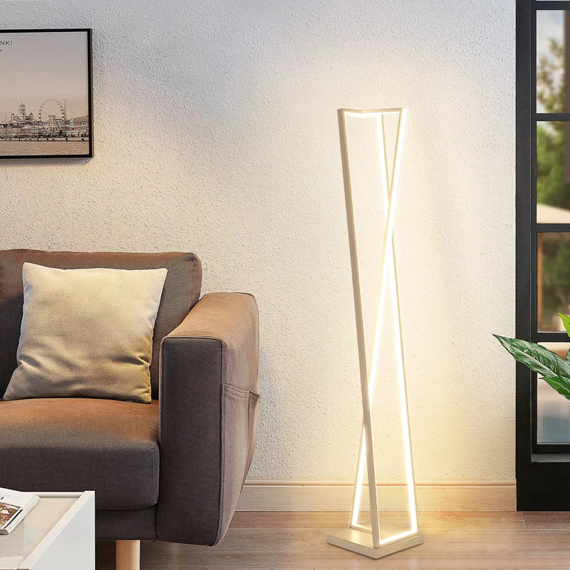 Lampadaire géométrique en forme de croix nordique - vue 5 sur 18