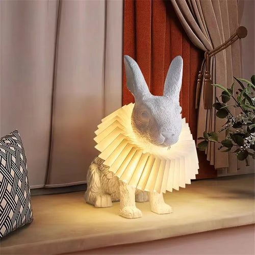lampe de table lapin adorable pour décoration enfant - vue 4 sur 15