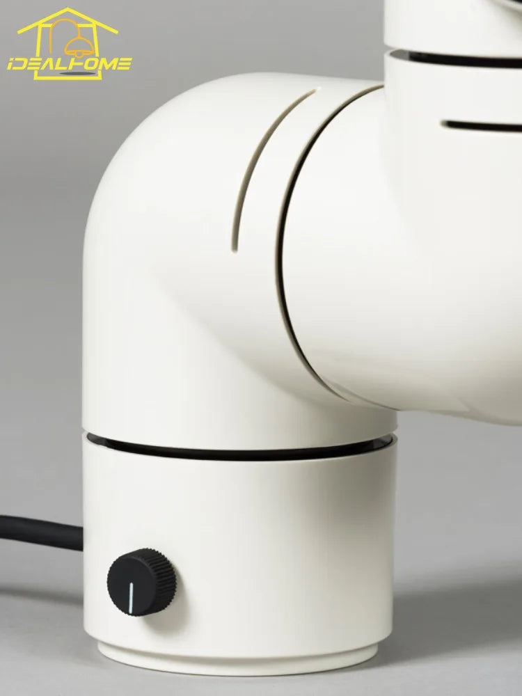 lampe à poser led médiévale design pipe à eau moderne - vue 5 sur 7