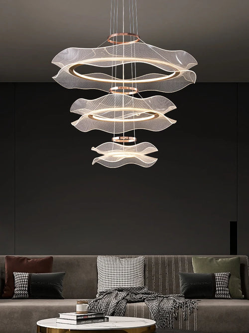 plafonnier led moderne design pour intérieur élégant - vue 4 sur 13