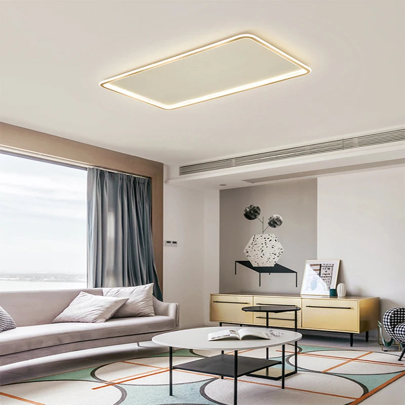 plafonnier led moderne simple variable ronde ou carrée - vue 4 sur 27