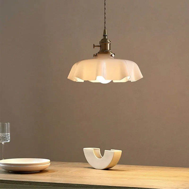 Suspension LED en cuivre rétro - vue 5 sur 12
