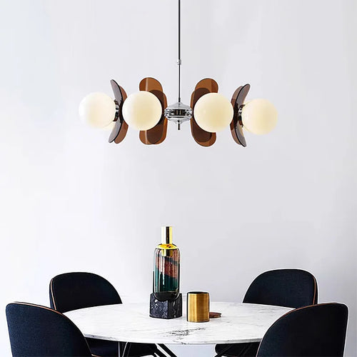 lustre bauhaus en acrylique style nordique ancien - vue 4 sur 14