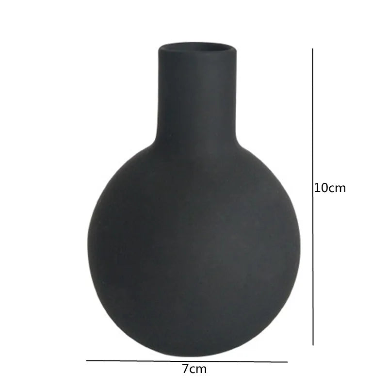 vase en céramique artisanale pour fleurs séchées décoratif et créatif - vue 17 sur 16