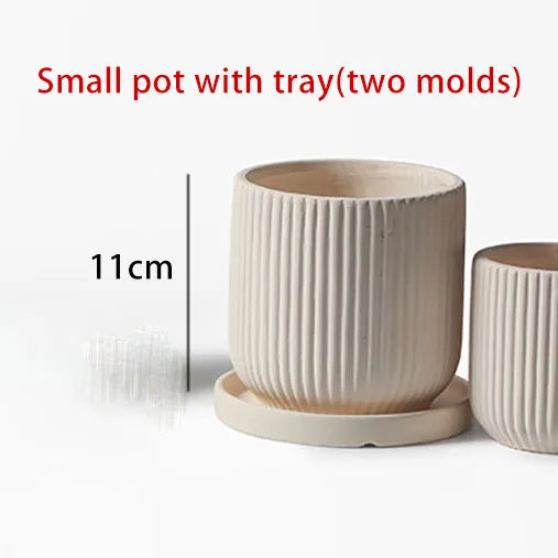 moule en silicone pour pot de fleurs créatif décoratif et pratique - vue 10 sur 13