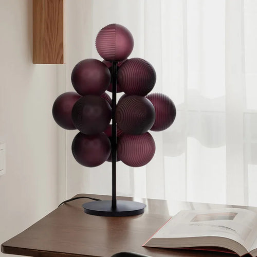 lustre créatif en verre design forme raisin pour intérieur moderne - vue 3 sur 15
