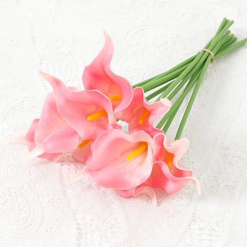 lot de fleurs artificielles lys calla pour mariage et décoration florale - vue 16 sur 23