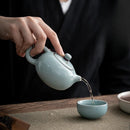 Théière céramique ge yao craquelé style xishi
