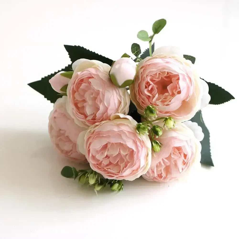 petit bouquet de fleurs artificielles pour décorations printanières et festives - vue 12 sur 34
