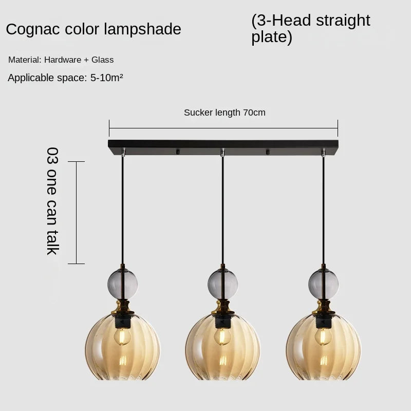 suspension moderne en verre décoratif pour enfants - vue 7 sur 13