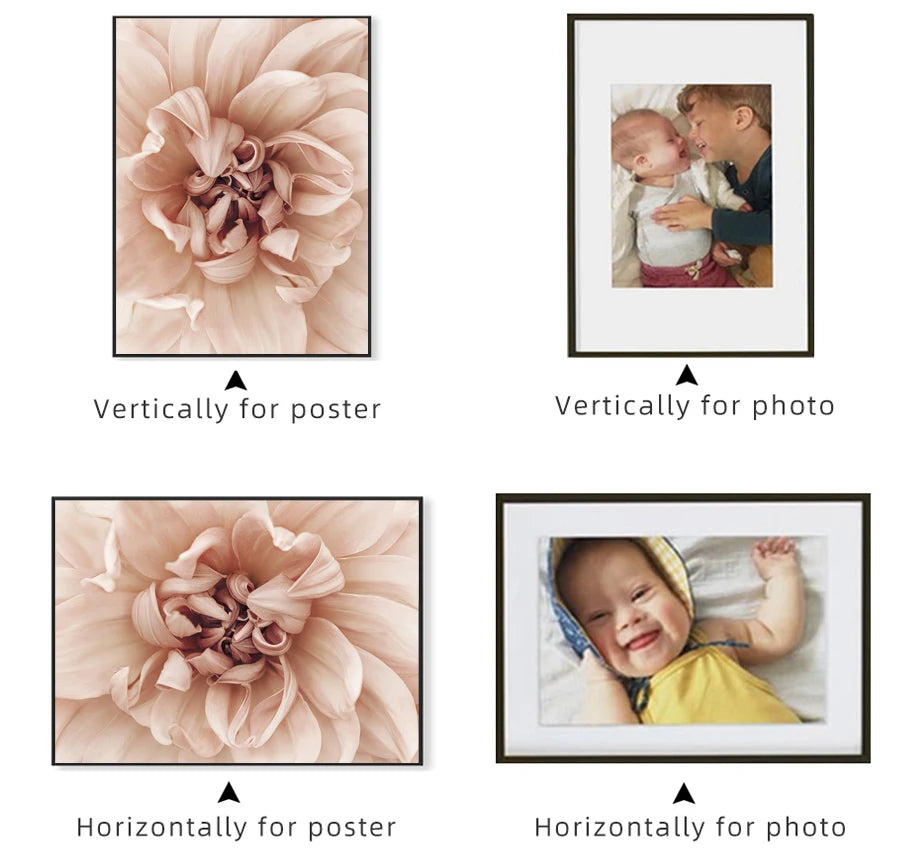 cadre photo en aluminium pour décoration murale intérieure - vue 5 sur 8
