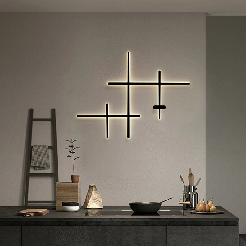 applique murale led design minimaliste moderne pour intérieur élégant - vue 3 sur 9