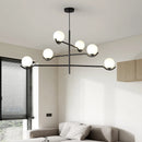 lustre design moderne en verre et métal luminaires suspendus